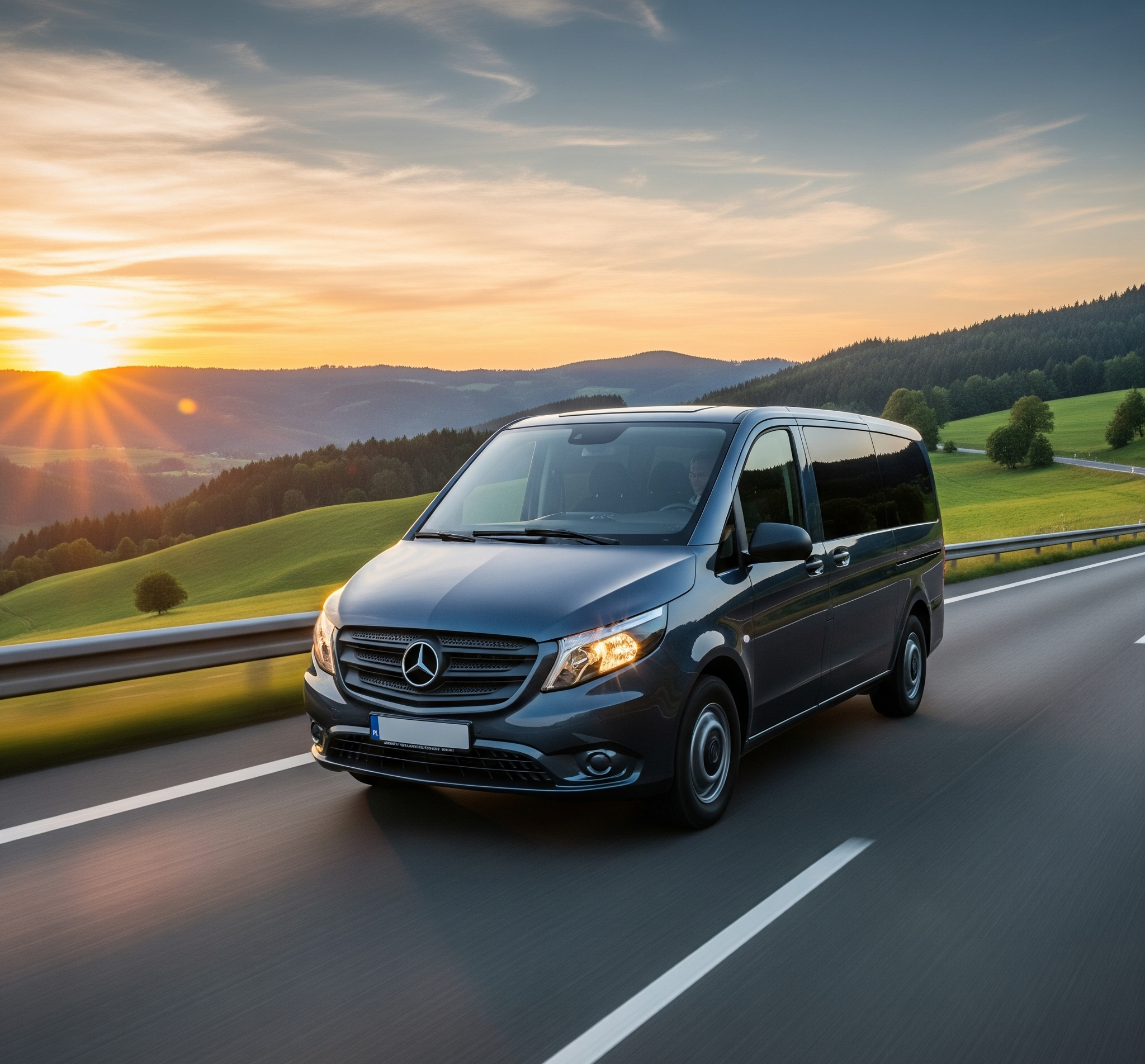 Reklama firmy przewozowej A.V. Kaluza Sp. z o.o.